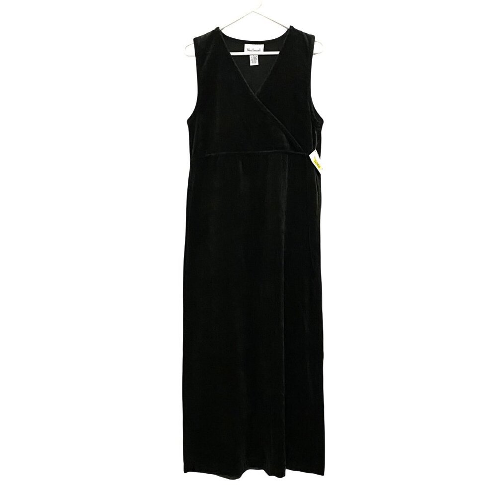 Westbound Sleeveless Corduroy Maxi Dress S Forest Green‎ Western Earthy Boho